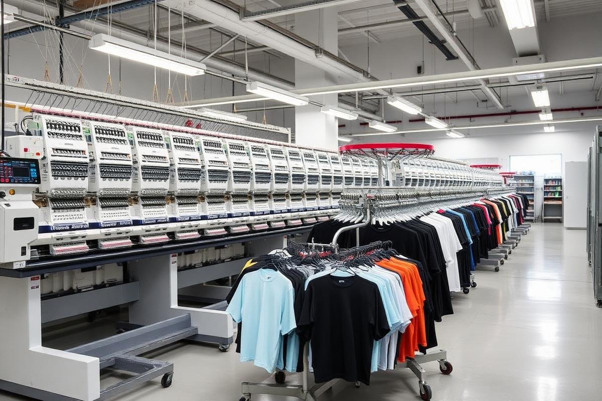 Printing and embroidery unit at VSJ Garments